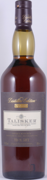 Talisker 1992 13 Years Distillers Edition 2005 Special Release TD-S:5HT Isle of Skye Single Malt Scotch Whisky 45.8%