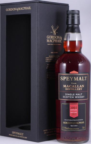 Macallan Speymalt 2003 17 Years First Fill Sherry Hogshead Cask No. 6705 Gordon und MacPhail Highland Single Malt Scotch Whisky 57,9%