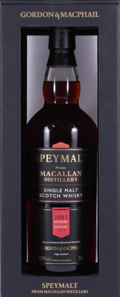 Macallan Speymalt 2003 17 Years First Fill Sherry Hogshead Cask No. 6705 Gordon und MacPhail Highland Single Malt Scotch Whisky 57,9%