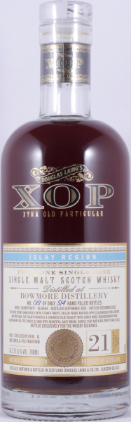 Bowmore 1995 21 Years Refill Sherry Butt Cask No. 16464 Douglas Laing XOP Xtra Old Particular Islay Single Malt Scotch Whisky 51,6%