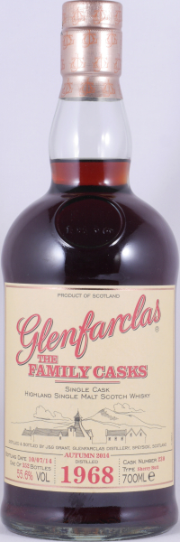 Glenfarclas 1968 46 Years Family Casks Autumn 2014 Sherry Butt No. 230 Highland Single Malt Scotch Whisky 55,6%