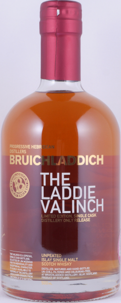 Bruichladdich 1992 23 Years Bourbon Cask No. 053 R13/110 Laddie Crew Valinch No. 12 PG McCuaig Islay Single Malt Scotch Whisky 51,3%