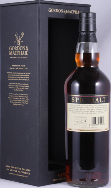 Macallan Speymalt 2006 14 Years First Fill Sherry Cask No. 9672 Gordon and MacPhail Highland Single Malt Scotch Whisky 57.3%