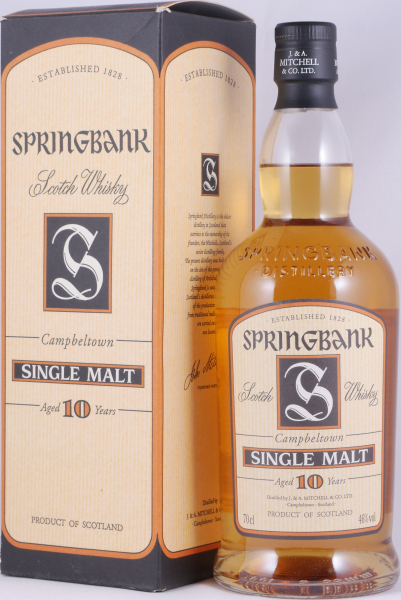 Springbank 10 Years Beige Label Release 2004 Campbeltown Single Malt Scotch Whisky 46,0%