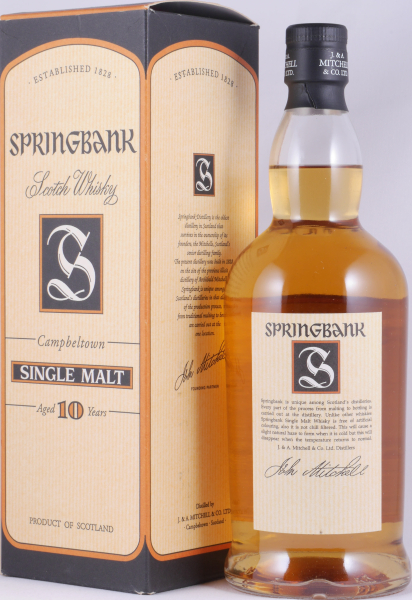 Springbank 10 Years Beige Label Release 2004 Campbeltown Single Malt Scotch Whisky 46,0%