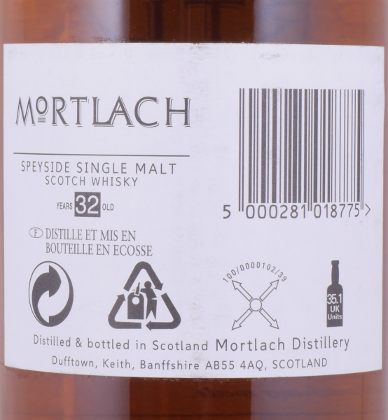 Mortlach 1971 32 Years Limited Edition 2004 Special Release Speyside Single Malt Scotch Whisky 50,1%