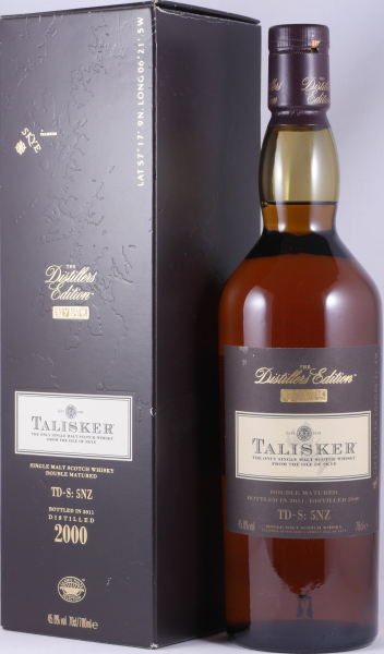 Talisker 2000 11 Years Distillers Edition 2011 Special Release TD-S:5NZ Isle of Skye Single Malt Scotch Whisky 45,8%