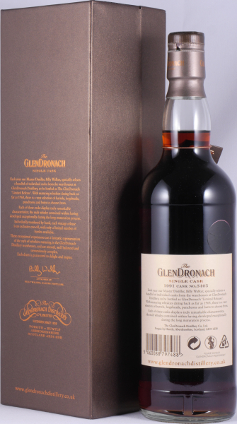 Glendronach 1991 21 Years Pedro Ximenez Sherry Puncheon No. 5405 Highland Single Malt Scotch Whisky 49.9%