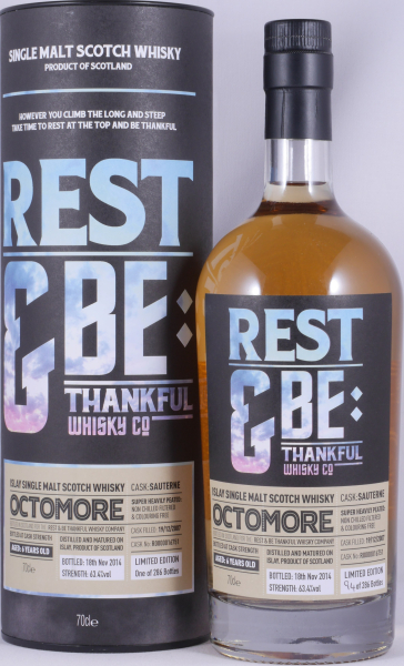 Octomore 2007 6 Years Sauterne Cask No. R0000016751 RBTW Islay Single Malt Scotch Whisky 63,4%