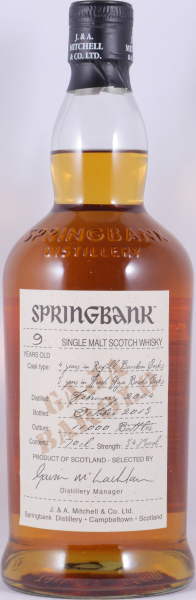 Springbank 2004 9 Years Gaja Barolo Wood Expressions Campbeltown Single Malt Scotch Whisky Cask Strength 54,7%