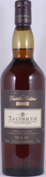 Talisker 1993 13 Years Distillers Edition 2006 Special Release TD-S:5IU Isle of Skye Single Malt Scotch Whisky 45,8%