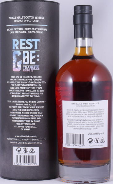 Port Charlotte 2001 12 Years Syrah Cask No. R000002306 RBTW Islay Single Malt Scotch Whisky 63,3%