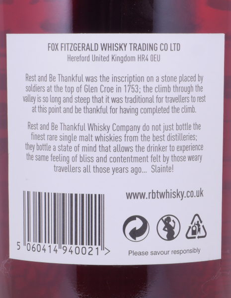 Port Charlotte 2001 12 Years Syrah Cask No. R000002306 RBTW Islay Single Malt Scotch Whisky 63,3%