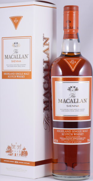 Macallan Sienna The 1824 Series Limited Edition Highland Single Malt Scotch Whisky 43.0%