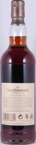 Glendronach 1993 24 Years Sherry Butt No. 445 Highland Single Malt Scotch Whisky 52,4%