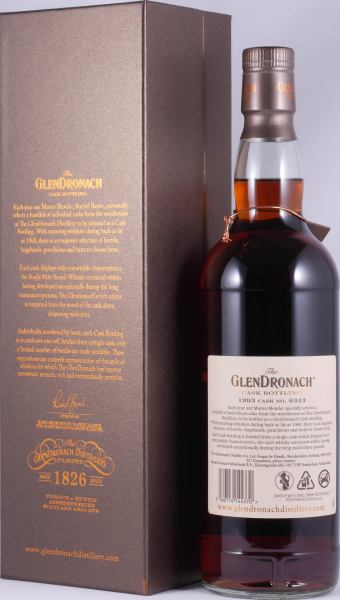 Glendronach 1993 29 Years Pedro Ximenez Sherry Butt No. 6343 Highland Single Malt Scotch Whisky 54,3%