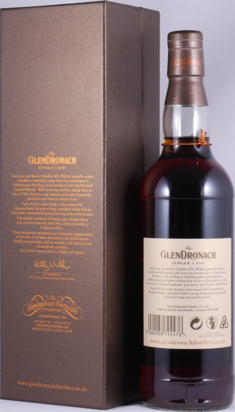 Glendronach 1978 31 Years Oloroso Sherry Puncheon No. 1040 Highland Single Malt Scotch Whisky 51,2%