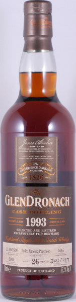 Glendronach 1993 26 Years Pedro Ximenez Sherry Puncheon No. 5965 Highland Single Malt Scotch Whisky 55,2%