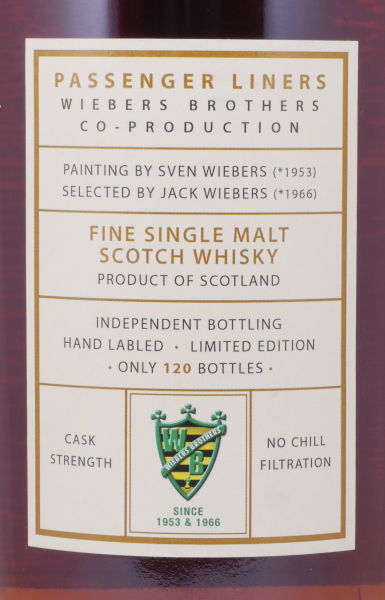 Mortlach 1995 18 Years Sherry Cask Jack Wiebers Passenger Liners Speyside Single Malt Scotch Whisky 54.8%