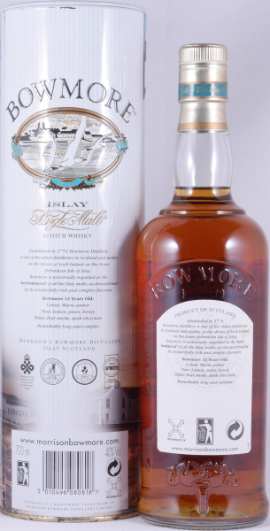 Bowmore 12 Years Seagull Label Green Stripe Cap Islay Single Malt Scotch Whisky 40,0%