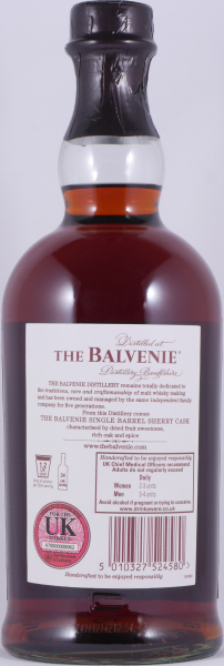 Balvenie 1999 15 Years Single Barrel European Oak Sherry Cask No. 2801 Highland Single Malt Scotch Whisky 47,8%