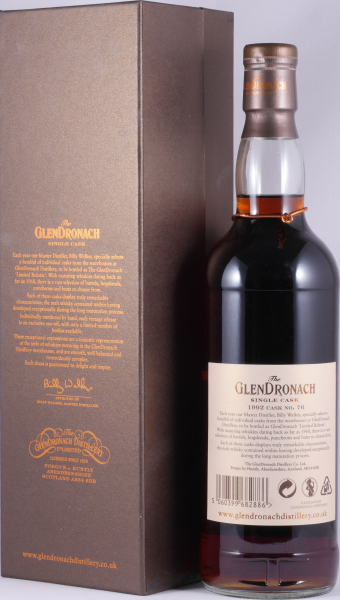 Glendronach 1992 23 Years Oloroso Sherry Butt No. 76 Highland Single Malt Scotch Whisky 52,0%