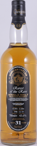 Ayrshire/Ladyburn 1973 31 Years Oak Cask No. 5786 Duncan Taylor Rarest of the Rare Lowland Single Malt Scotch Whisky 43,6%