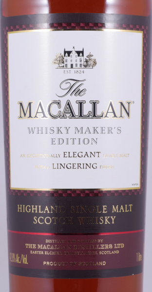 Macallan Makers Edition The 1824 Collection Highland Single Malt Scotch Whisky 42,8% 1,0L