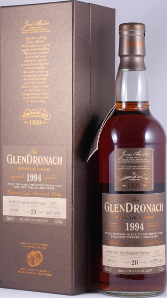 Glendronach 1994 20 Years Pedro Ximenez Sherry Puncheon No. 3273 Highland Single Malt Scotch Whisky 53,3%