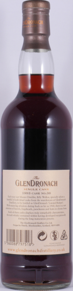 Glendronach 1993 20 Years Oloroso Sherry Butt No. 30 Highland Single Malt Scotch Whisky 59,7%