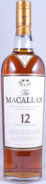 Macallan 12 Years Sherry Oak Highland Single Malt Scotch Whisky 40.0%