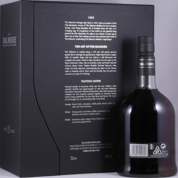 Dalmore 25 Years Limited 2014 Release Highland Single Malt Scotch Whisky 42.0%