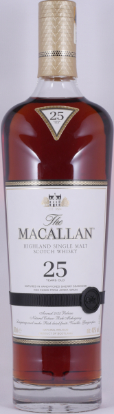 Macallan 25 Years Sherry Oak Annual 2022 Release Highland Single Malt Scotch Whisky 43.0%