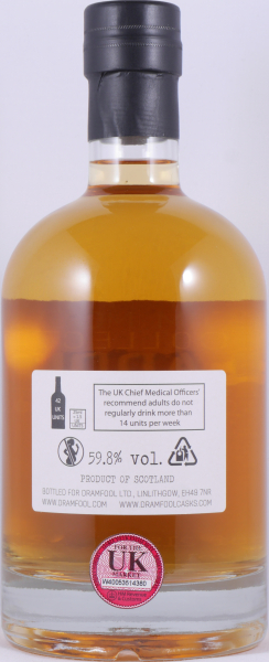 Bruichladdich 2008 12 Years 1st Fill Bourbon Barrel No. 2666 Islay Single Malt Scotch Whisky 59.8%