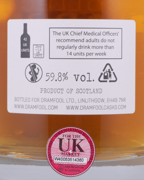 Bruichladdich 2008 12 Years 1st Fill Bourbon Barrel No. 2666 Islay Single Malt Scotch Whisky 59.8%