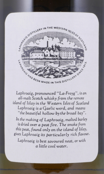Laphroaig 10 Years Vintage 1980s Pre Warrant Islay Single Malt Scotch Whisky 43,0% 1,0L