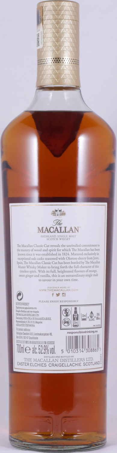Macallan Classic Cut 2019 Sherry Oak Highland Single Malt Scotch Whisky Cask Strength 52,9%