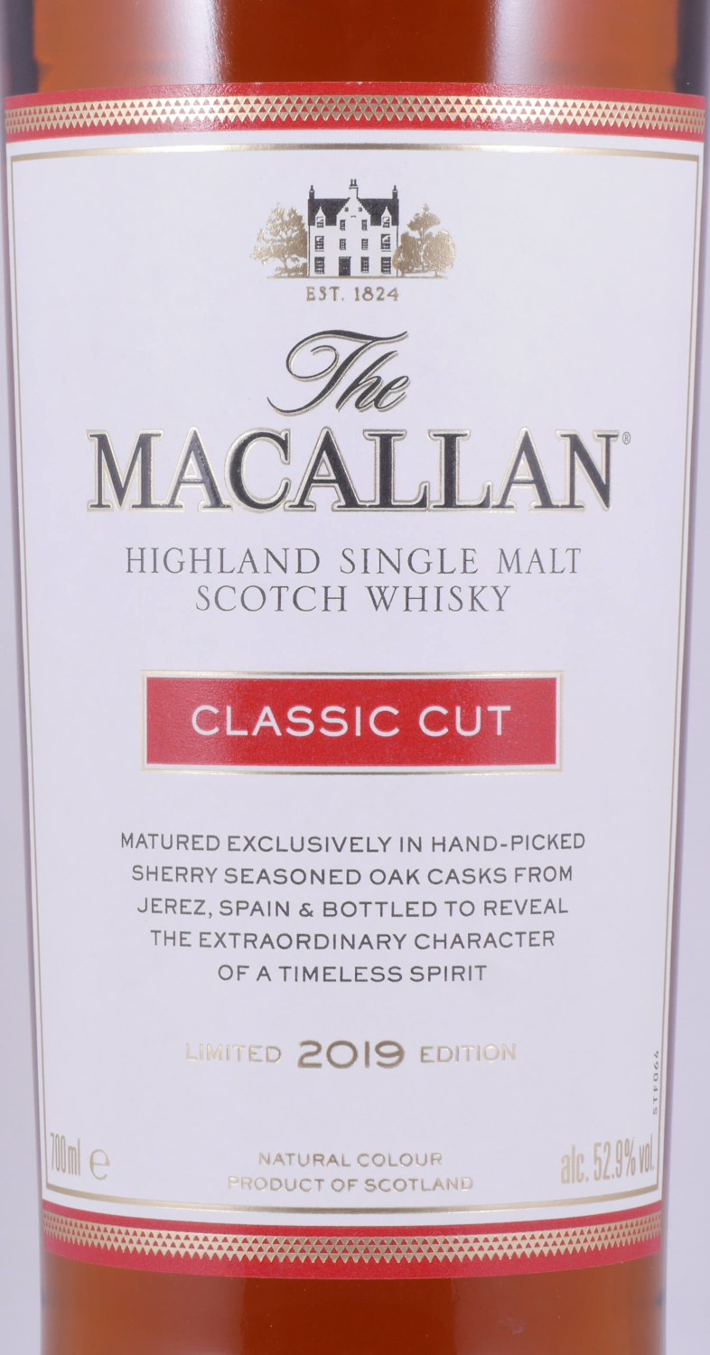 Macallan Classic Cut 2019 Sherry Oak Highland Single Malt Scotch Whisky Cask Strength 52,9%