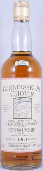 Convalmore 1960 36 Years-old Gordon und MacPhail Connoisseurs Choice Gold Screw Cap Speyside Single Malt Scotch Whisky 40,0%