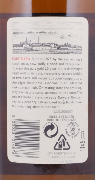 Port Ellen 1978 20 Years Diageo Rare Malts Selection Limited Edition Islay Single Malt Scotch Whisky Cask Strength 60.9%
