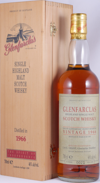 Glenfarclas 1966 31 Years Oldest Reserve Grey Label Limited Edition Highland Single Malt Scotch Whisky 46,0%