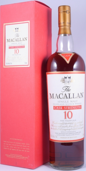 Macallan 10 Years Cask Strength Sherry Oak Highland Single Malt Scotch Whisky 58,6%