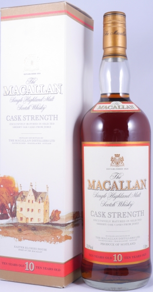 Macallan 10 Years 1st Edition Cask Strength Sherry Oak Highland Single Malt Scotch Whisky 58.8% 1.0L