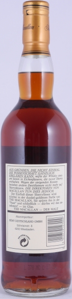 Macallan 12 Years Sherry Wood Highland Single Malt Scotch Whisky 43,0%