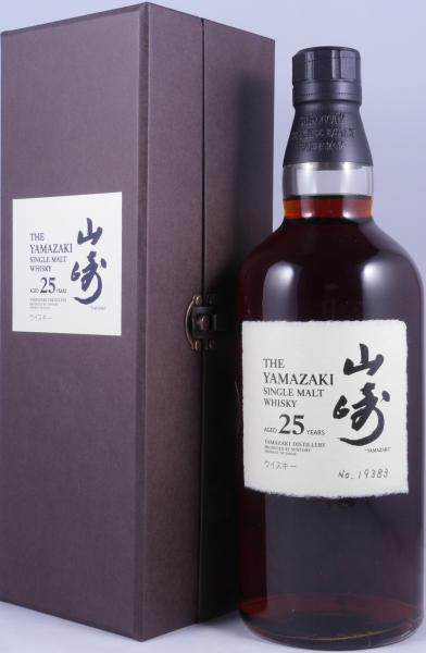 Yamazaki 25 Years Release 2007 Japanese Single Malt Whisky 43.0%