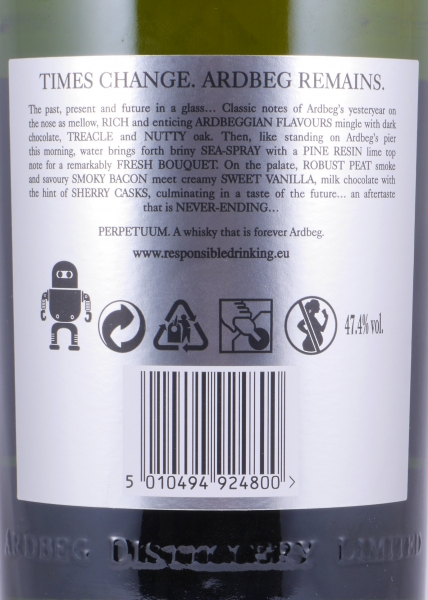 Ardbeg Perpetuum 200 Years of Ardbeg Limited Release 2015 Islay Single Malt Scotch Whisky 47.4%