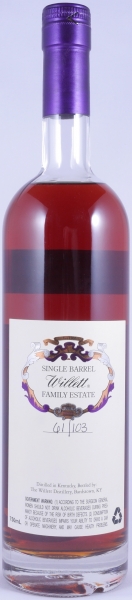 Willett 22 Years Family Estate Rare Release Single Barrel No. B49 Kentucky Straight Bourbon Whiskey 66,9%