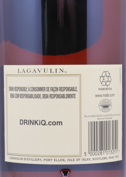 Lagavulin 1995 16 Years Distillers Edition 2011 Special Release lgv.4/499 Islay Single Malt Scotch Whisky 43.0% 1.0L