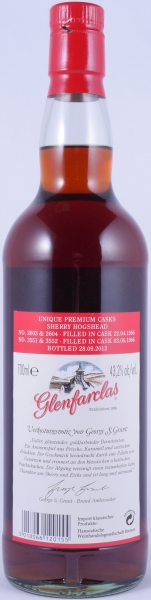 Glenfarclas 1966 46 Years Sherry Hogshead No. 2603, 2604, 3551 und 3552 Unique Premium Casks Highland Single Malt Scotch Whisky 43,2%
