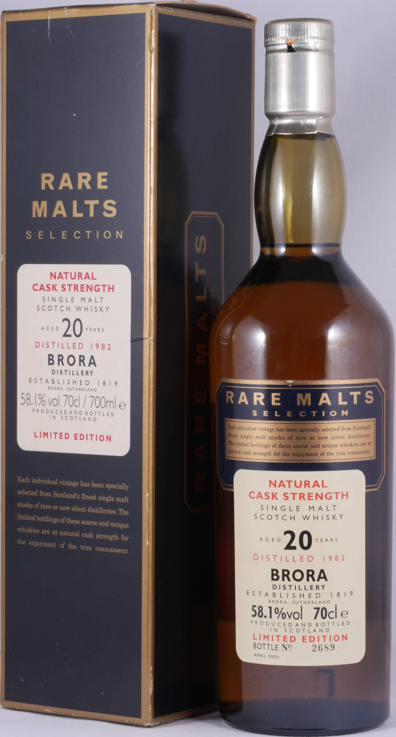Brora 1982 20 Years Rare Malts Selection Limited Release 2003 Highland Single Malt Scotch Whisky 58,1%